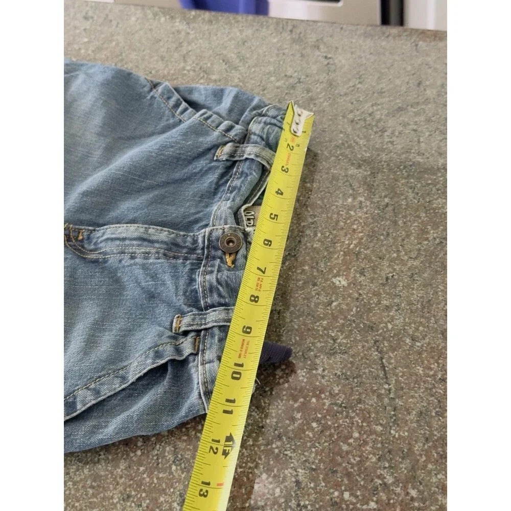 Vtg Old Navy Boys Size 10 Cargo Shorts Baggy Skater Carpenter Y2K 90s Denim Jean